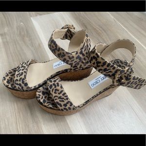 Jimmy Choo wedges *Great Condition* Comes with dust bags! Make an offer:)